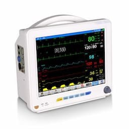 Medical 7inch Vital Signs ECG, NIBP, SpO2, Pr, Resp., Temp., Hr, Patient Monitor with Built-in Battery
