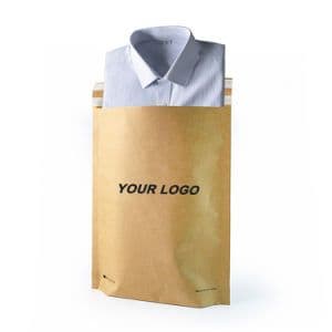 Eco-Friendly Paper Mailing Bags Custom Printed Reusable Waterproof Kraft Paper Mailer Bags for Clothing & Textile