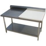 Stainless Steel Kitchen Work Table Worktop with Chopping Board