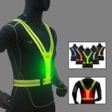 LED Reflective Safety Security Vest 2020 Hot Sales Traffic Safety Vest Running Vest