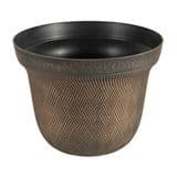 Home Indoor Decorative Round Flower Pot Vintage Plastic Pots for Plants Home Decoration Garden Decoration Round Shape