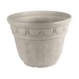 Outdoor Indoor Cement Effect Flower Plant Pots Stylish Planters for Decorating Home and Garden