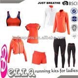 Latest Fluorescent Active Wholesale Running Wear Yoga Pants Fitness Sportswear Womens Jogging Pants Compression Wear