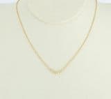 Custom Silver Necklace Bold Bead Spheres Necklace Gold Plated Necklace for Woman