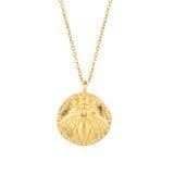 Custom Jewelry 925 Sterling Silver Gold Plating Bee Necklace Gold Vermeil Fine Jewelry
