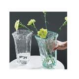 Home Decor Modern Large Crystal Glass Flower Vase Clear Glass Vase