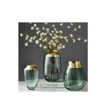 Custom Wholesale Decorative Round Flower Glass Vase for Flowers