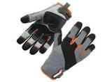 Work Gloves Touch Screen, Synthetic Leather Utility Gloves, Flexible Breathable Fit- Padded Knuckles & Palm