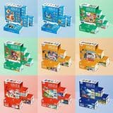 Panda Juniors New Arrival Level up Cartoon Character Paper Puzzles for Kids Children Smart Toys