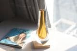 Modern Yellow Vase Home Indoor Flower Glass Vase Nordic Decoration Clear Stained Glass Vase Home Decoration