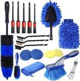 19PCS Car Wheel Tire Cleaning Brush Set Car Detailing Kit Car Detailing Brush Set
