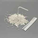 PLA Resin for Biodegradable Bendy Straws PLA Straw for Hot Beverages and Cold Beverages