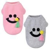 Smile Face Bool Wool Small Puppy T Shirts Dog Cloths Pet