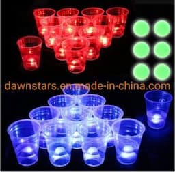 Ping Pong Party Cup Glowing Toy Game Set LED Beer Ping Pong Cup Luminous Ball Party Game Set