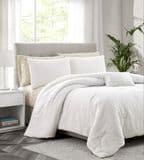 8 PC Diamond Ogee Clip Comforter Set