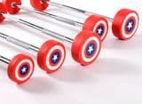 Captain American CPU Round Head Barbell 10kg Office Training Home Gym Equipment Price Sporting Goods