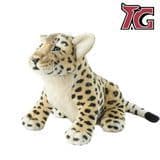 45cm Baby Sitting Brown Leopard Craft Children Plush Toy