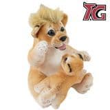 Mother Baby Lione Stuffed Toy Children Wholesale Simulation Plush Toys