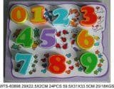 Wooden Toy-Number Chunky Puzzle