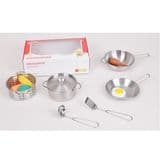 Play Cooking Toys Educational Metal Children Kids Kitchen Set Toy