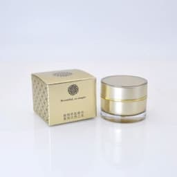 Custom 100ml Skincare Paper Box Luxury Rose Gold Packaging Cosmetics Box