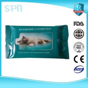 Special Nonwovens Natural Product Conveniently Organic Custom Pet Wet Wipe Antibacterial Pets Disinfect Wet Soft Wipes with Complete Cleaning