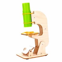 Wooden DIY Microscope Steam Toy Wooden DIY Crafts