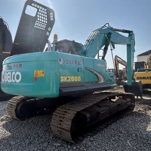 Used Kobelco Sk200 Excavator Construction Machinery Used Crawler Excavator for Sale 250