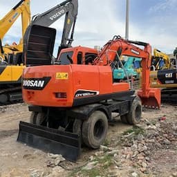 Used Doosan Dx150 Wheel Excavator in Excellent Original Condition Factory Direct Sale of Secondhand Excavator