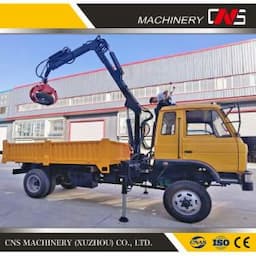 China Top Quality Forest Equipment Tractor Hydraulic Log Crane Grapple Timber Crane Diesel Pump Station Log Grapple Crane