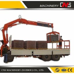 Good Quality Mini 8 Ton Pickup Folding Arm Crane Hydraulic Knuckle Boom Mobile Crane Truck Mounted Crane with Competitive Price