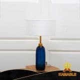 Elegant Decorative Style Hotel Blue Glass Table Lamp (KA532-T)