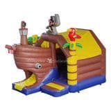 Outdoor Pirate Parrot Inflatable Jump Trampoline Slide Combination Bouncy Castle Bounce House