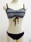 Print Middle Sexy Push up Rushing Bikini