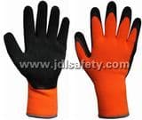 Industrial Safety Working Hi-Vis Acrylic Work Gloves with Foam Latex Coated