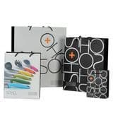 Wholesale Luxury Custom Logo Print Jewelry Clothing Packaging Paper Gift Shopping Bag with Handle