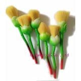 Rose Makeup Brushes, Rose Brush Set, 6PCS Rose Shape Cosmetic Brushes
