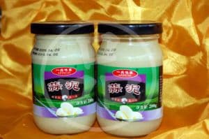 Crushed Garlic in Glass Jar Made From Fresh Garlic for Cooking Use