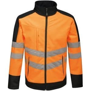 Customized OEM ODM Mens Reflective Jacket Workwear Jacket Softshell Coat Safety Apparel From Factory Wholesales