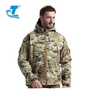 Camouflage Soft Shell Outdoor Clothing Warm Windbreak Men′ S Jacket