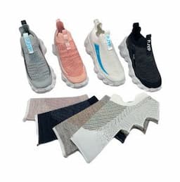 Stretch Collar Non-Slip Casual Shoe Classical Shoe Fly Knit Sport Shoe Upper
