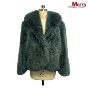 Wholesale Clothes Winter Faux Fur Women′s Short Coat Fashion Fur Coat with Hoodies