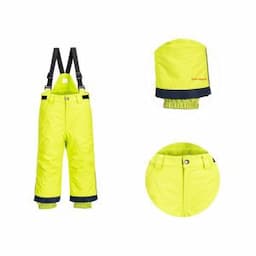 OEM Windproof Kids Snowboard Trousers Double Layer Ski Clothing Pants for Winter