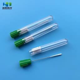 Medical Sterile Men′s Urethral Swab Polyester Cotton Rayon Tip Metal Handle with PS Transport Tubes CE FDA ISO13485 Approved