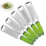 Green Soft Handle Stainless Steel Kitchenware Kitchen Gadgets C Series Acid Etched Grater