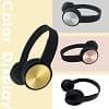 High Quality Bt 5.0 on Ear Metal Wireless Headphones Earphone