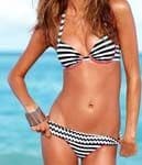 Stripe Pattern Bikini
