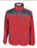 Men Full Zipper Microfleece Bonded-Fleece Jacket Sports Wear