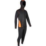 Custom Logo High Performance Manufacturing Neoprene Nylon Sustainable Men 3 mm Hooded Coat 2piece Diving Wetsuit