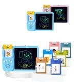 Talk Flash Cards Writing Tablet Girls 2 3 4 5 6 Year Drawing Toddler Learning Alphabet Number Speech Therapy Autism Sensory Toy Drawing Board for Kis